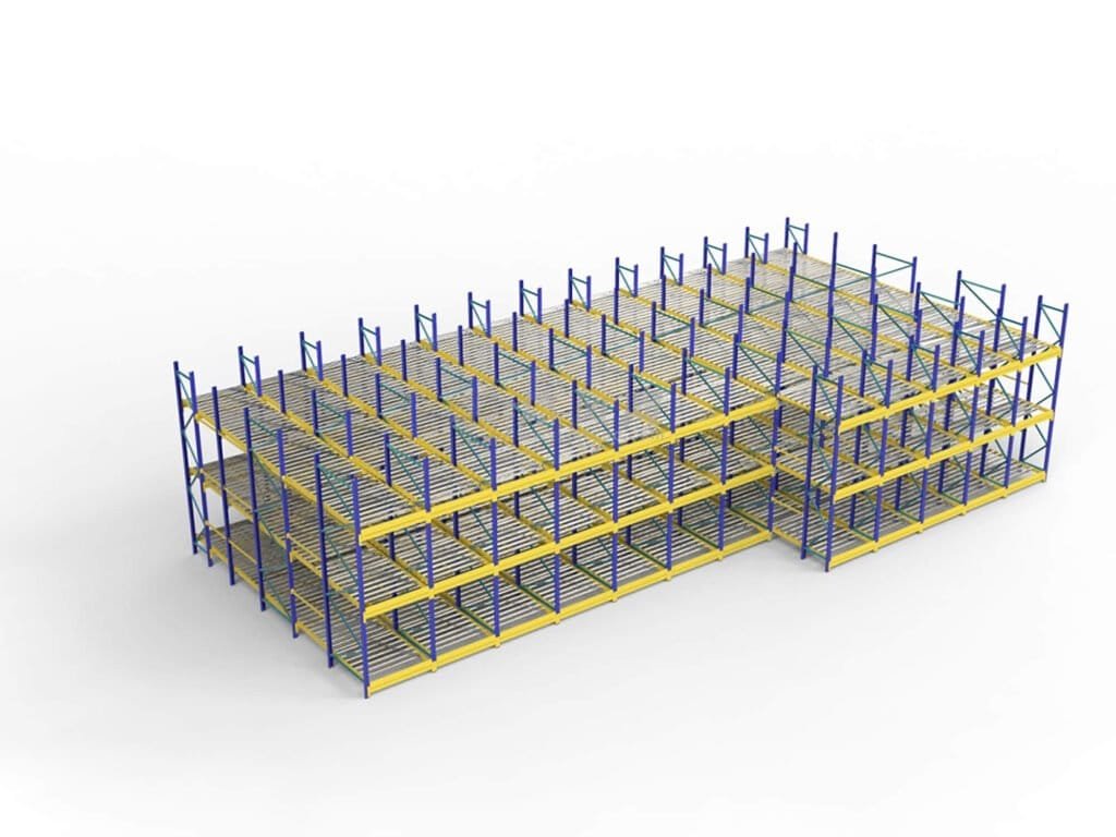 gravity flow pallet racking design