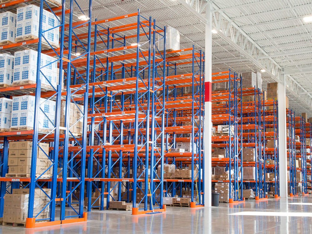 industrial pallet racking system