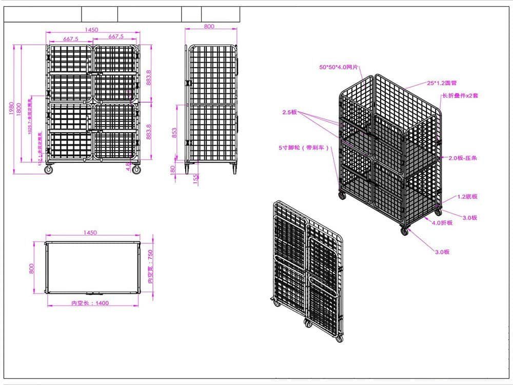roll container design