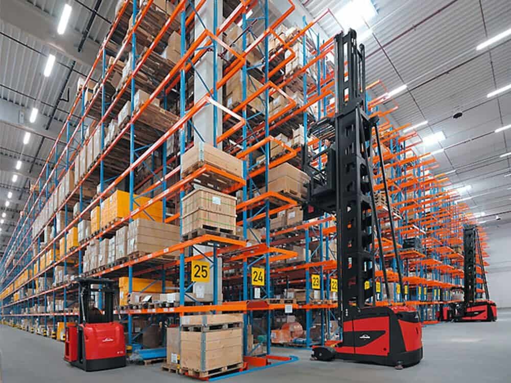 very narrow aisle pallet racking