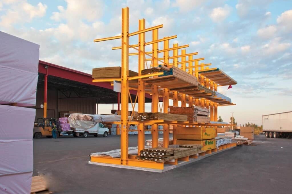 Cantilever Lumber Rack