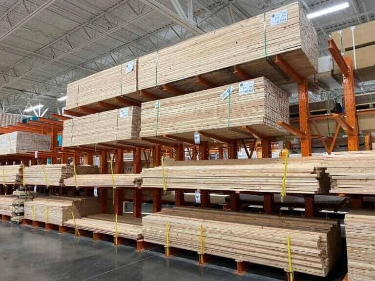 Cantilever Lumber storage Rack