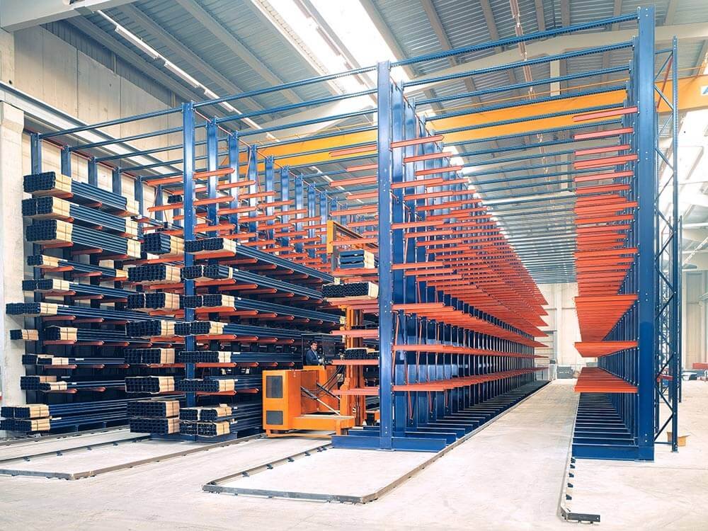 Cantilever Racks for lumber storage