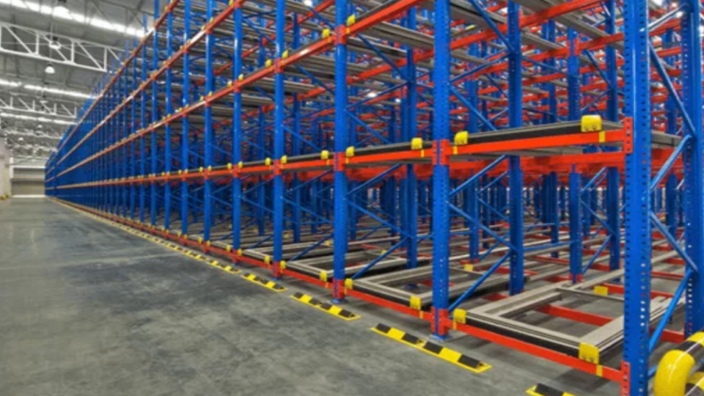 push back fmcg storage